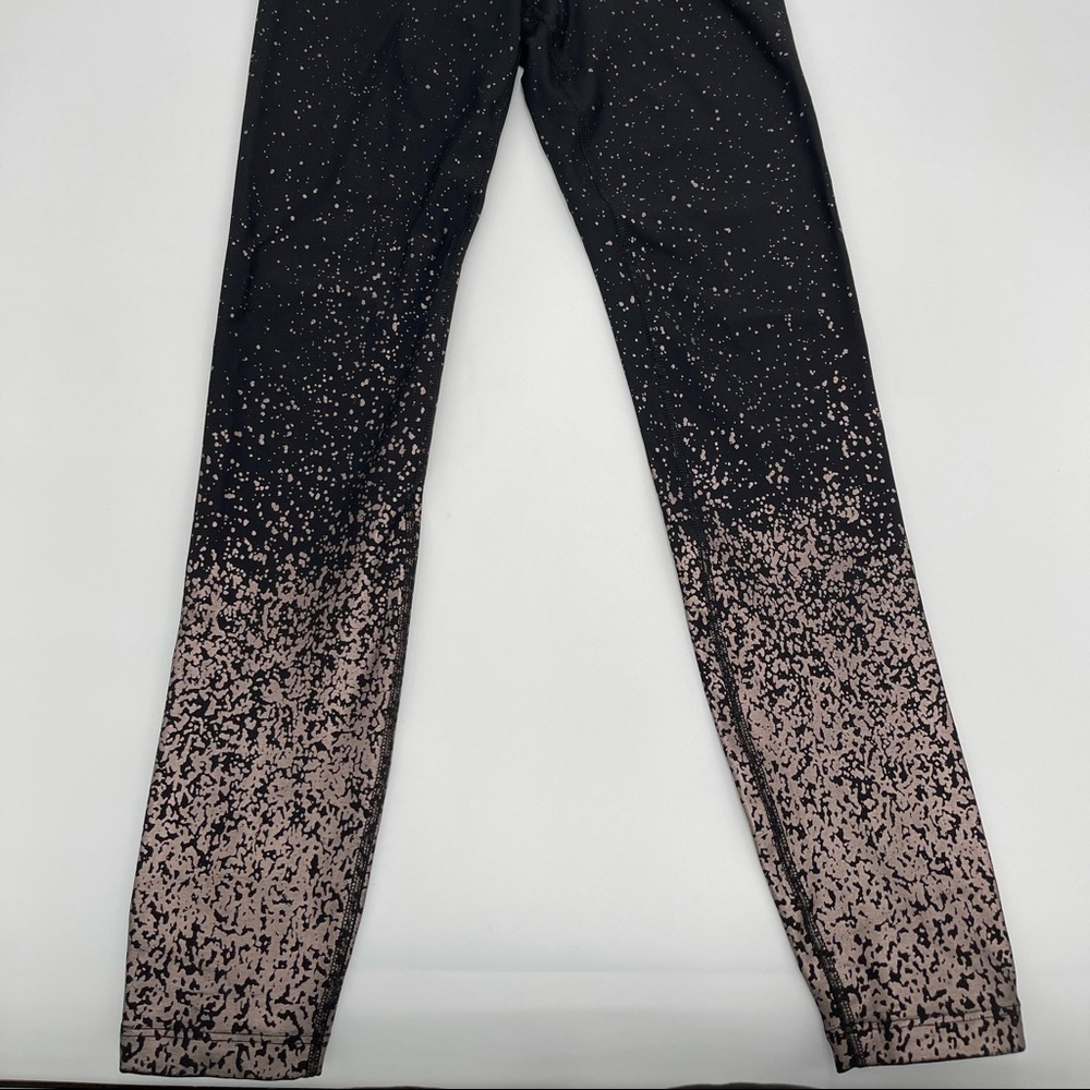Beyond Yoga Black And Rose Gold Ombr Leggings Xs View 3